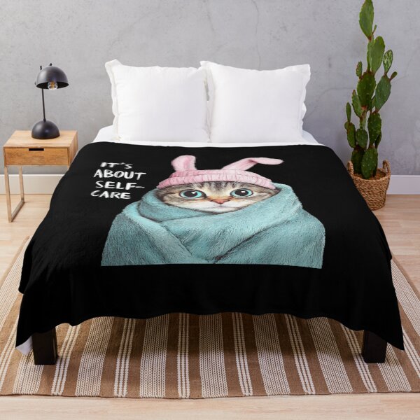 Item preview, It's about self care | Cat humor designed and sold by SoundStyleShop.