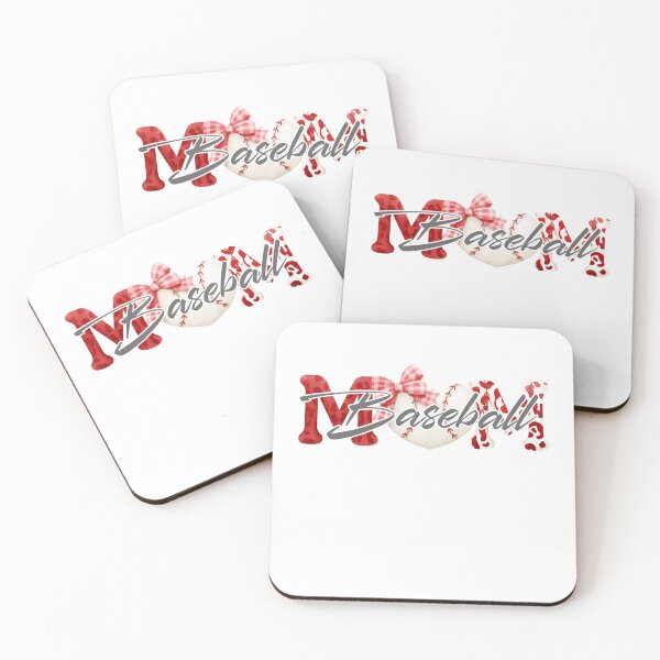 Item preview, Baseball Mom Hearts And Red Ribbon Leopard Skin  designed and sold by Smix Pixels.
