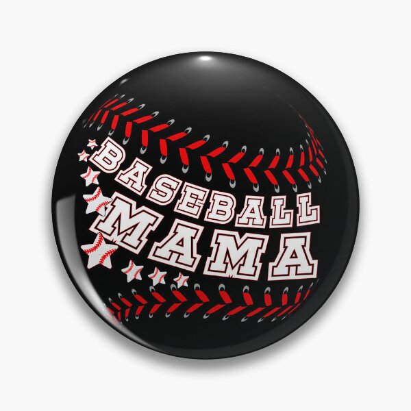 Item preview, Baseball Mom Stars Red Ball  designed and sold by Smix Pixels.