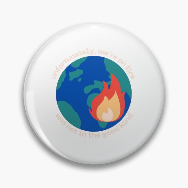 Item preview, unfortunately, we're on fire designed and sold by Olivia Soble.
