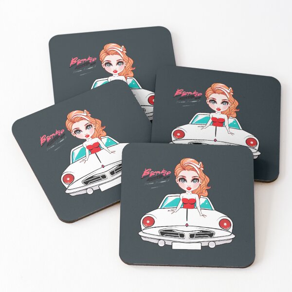 Item preview, Stylish Retro Car Girl designed and sold by Chubuter.