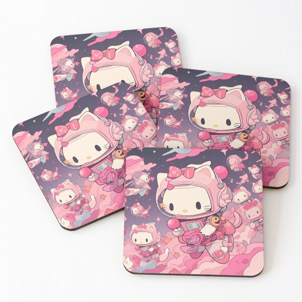 Item preview, Adorable Hello Kitty Space Illustration designed and sold by iloveyourcupid.