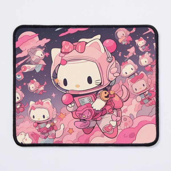 Item preview, Adorable Hello Kitty Space Illustration designed and sold by iloveyourcupid.