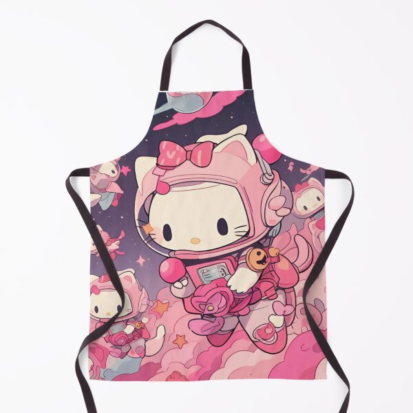 Item preview, Adorable Hello Kitty Space Illustration designed and sold by iloveyourcupid.