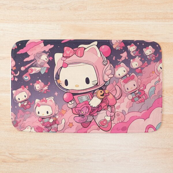Item preview, Adorable Hello Kitty Space Illustration designed and sold by iloveyourcupid.