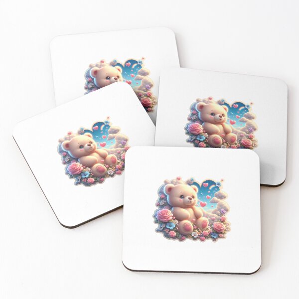 Item preview, Teddy bear in cheerful expression designed and sold by Chase12921.