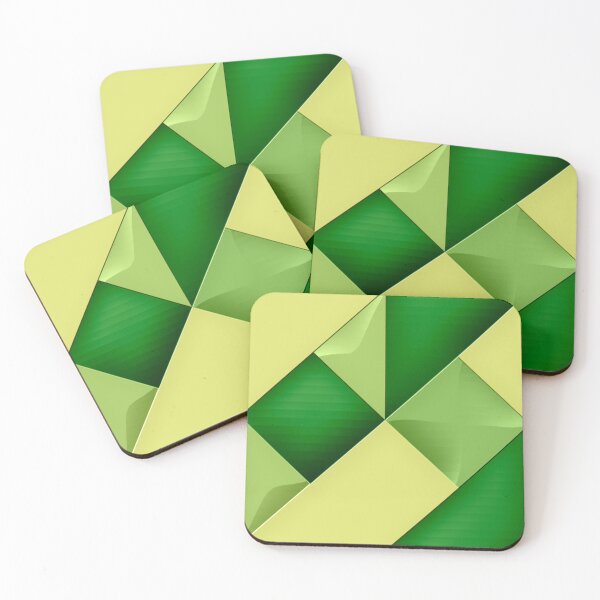 Item preview, Lemon Lime Geometric Pattern  designed and sold by TheRulerofEarth.