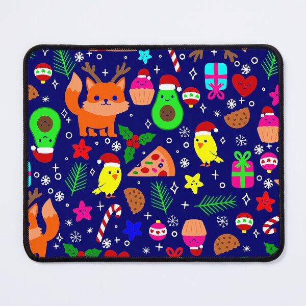 Item preview, christmas pizza chick bird avocado blue designed and sold by Gossip Rag.