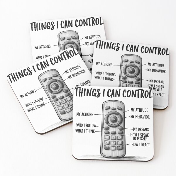Item preview, Things I Can Control - Empowering Remote Control designed and sold by Simplystik.
