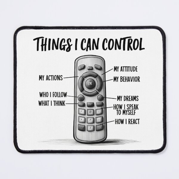 Item preview, Things I Can Control - Empowering Remote Control designed and sold by Simplystik.