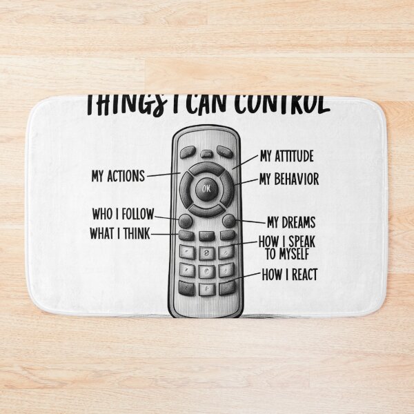 Item preview, Things I Can Control - Empowering Remote Control designed and sold by Simplystik.
