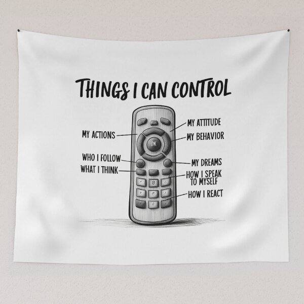 Item preview, Things I Can Control - Empowering Remote Control designed and sold by Simplystik.