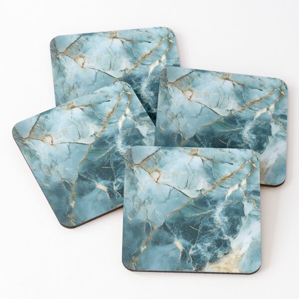 Item preview, broken light pastel blue stained glass designed and sold by Hellva.