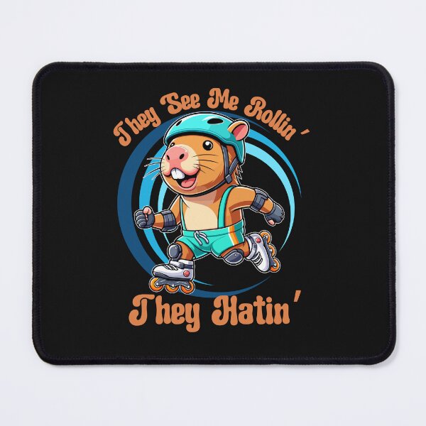 Item preview, They See Me Rollin', They Hatin' Capybara designed and sold by AlienOccupation.