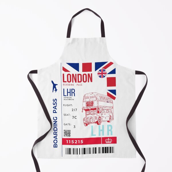 Item preview, London Boarding Pass Double Decker Stylized designed and sold by InkWhirl.