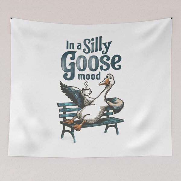 Item preview, In a Silly Goose Mood: Fun and Quirky Art | Whimsical Goose Vibes: Lighthearted Humor designed and sold by JOY STORE 45.