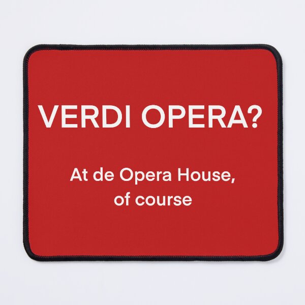 Item preview, Verdi Opera white designed and sold by ClaireBillson.