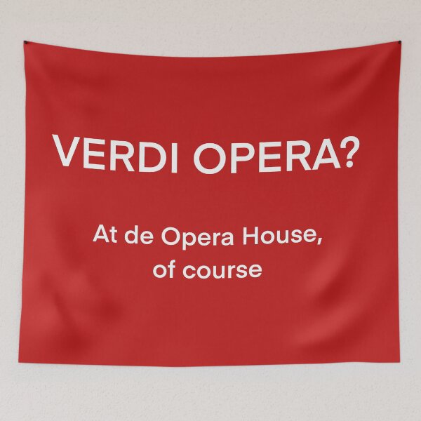 Item preview, Verdi Opera white designed and sold by ClaireBillson.