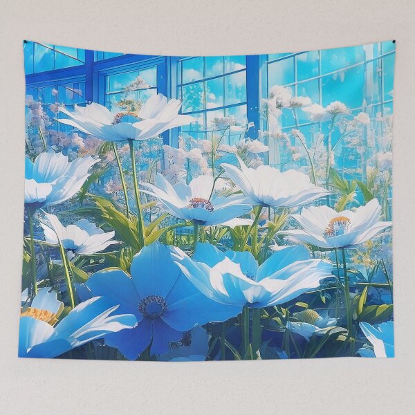 Item preview, White floral garden designed and sold by aniscapes.