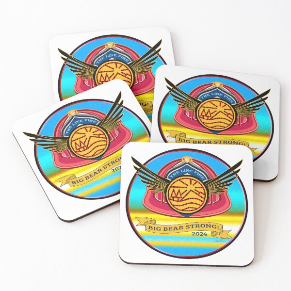 Item preview, The Line Fire 2024 Big Bear Strong designed and sold by PolkaDotStudio.