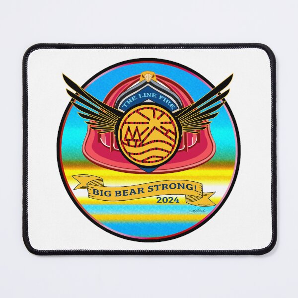 Item preview, The Line Fire 2024 Big Bear Strong designed and sold by PolkaDotStudio.