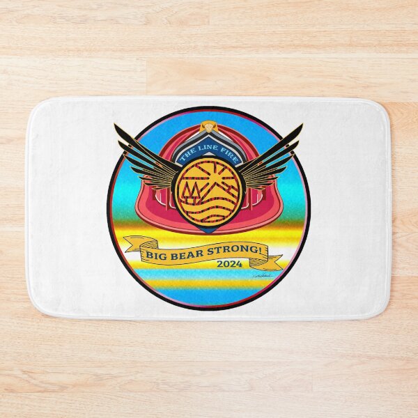 Item preview, The Line Fire 2024 Big Bear Strong designed and sold by PolkaDotStudio.