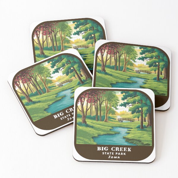 Item preview, Vintage Big Creek State Park (Iowa State Park) designed and sold by RabbitK.