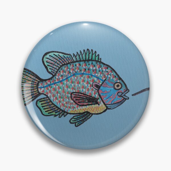 Item preview, Pumpkinseed Sunfish and Leech - Oil Painting designed and sold by TheNatureNerd.