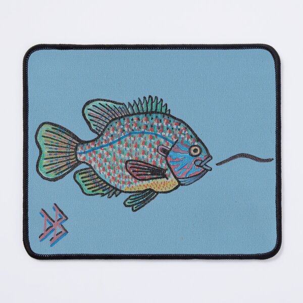 Item preview, Pumpkinseed Sunfish and Leech - Oil Painting designed and sold by TheNatureNerd.