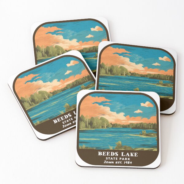 Item preview, Vintage Beeds Lake State Park (Iowa State Park) designed and sold by RabbitK.