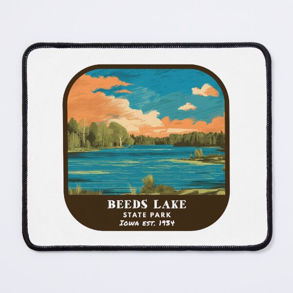 Item preview, Vintage Beeds Lake State Park (Iowa State Park) designed and sold by RabbitK.