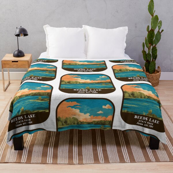 Item preview, Vintage Beeds Lake State Park (Iowa State Park) designed and sold by RabbitK.