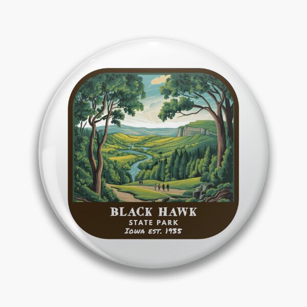 Artikelvorschau, Vintage Black Hawk State Park (Iowa State Park) entworfen und verkauft von RabbitK.
