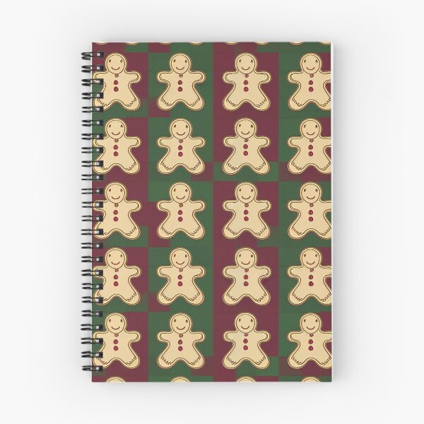 Item preview, Gingerbread Man Christmas Cookies Vintage Seamless Checkers Pattern designed and sold by Sturdust.