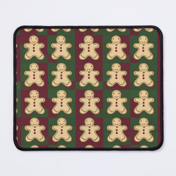 Item preview, Gingerbread Man Christmas Cookies Vintage Seamless Checkers Pattern designed and sold by Sturdust.