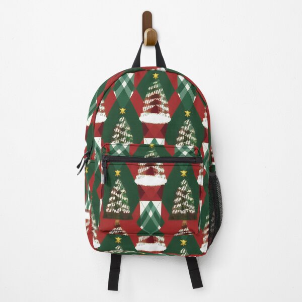 Item preview, Red Green Traditional Christmas Tree Abstract Seamless Pattern designed and sold by Sturdust.