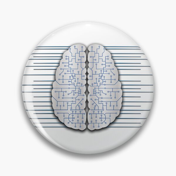 Item preview, Digital artificial intelligence Human Brain circuit designed and sold by RichDesignPro.