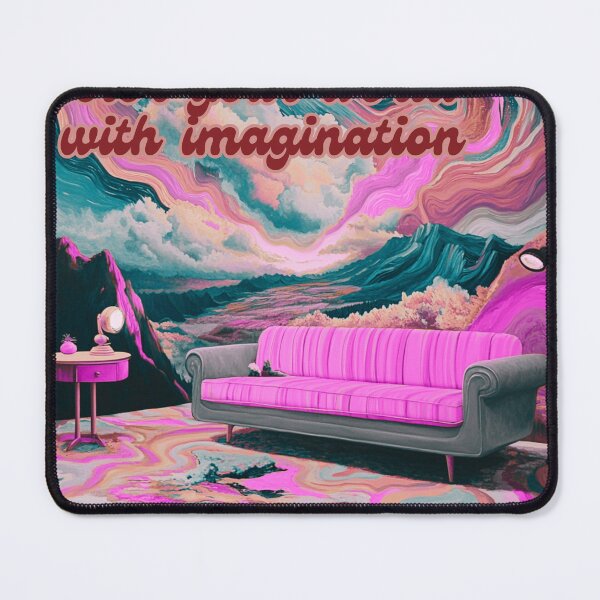 Artikelvorschau, Groovy Lebendige Abstrakte Wohnzimmer Surreale Landschaft Wandbild Retro Möbel entworfen und verkauft von myfavoritesm4.