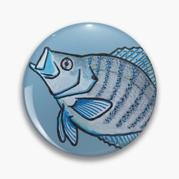 Item preview, White Crappie and Minnow - Oil Painting designed and sold by TheNatureNerd.