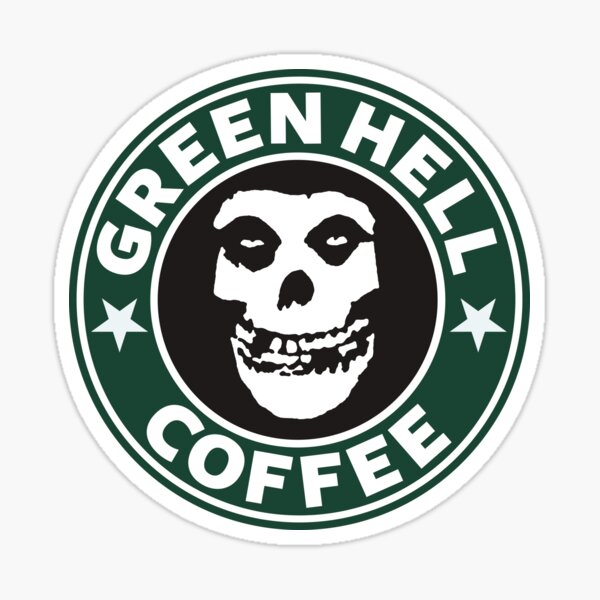 Item preview, The Crimson Ghost Vintage B Movie Green Hell Coffee Punk Rock Goth Parody Graphic designed and sold by wmxdesign.