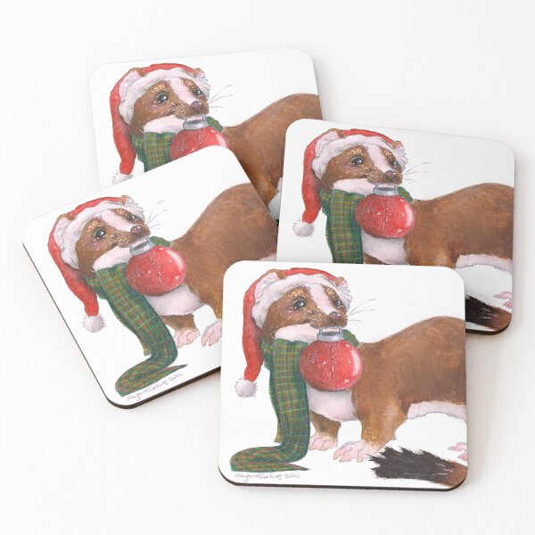 Item preview, Christmas Cheer Mustelid designed and sold by Gwynnerohrs.