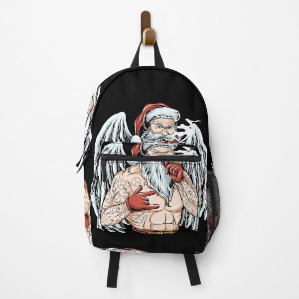 Item preview, Muscular Santa with Angel Wings designed and sold by Jackson-Will.