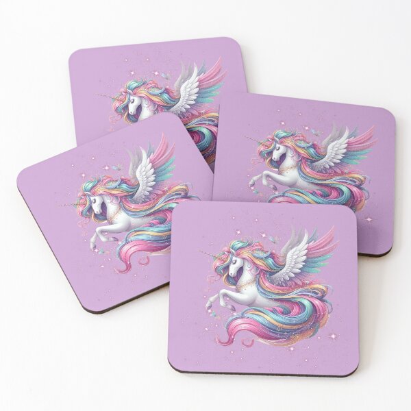 Item preview, unicorn, fantasy, mythical, magical, horse, rainbow, cute, whimsical, illustration, gift, prints, art, characters, children, dreams designed and sold by quotefactory.