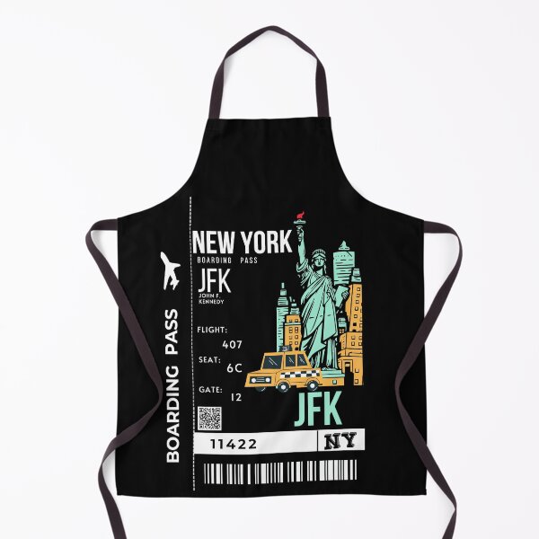 Item preview, New York Boarding Pass Statue of Liberty Stylized designed and sold by InkWhirl.