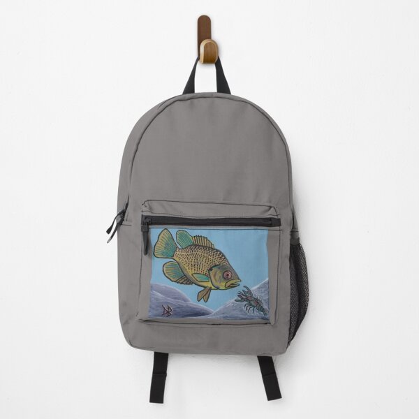 Item preview, Rock Bass and Crayfish - Oil Painting designed and sold by TheNatureNerd.
