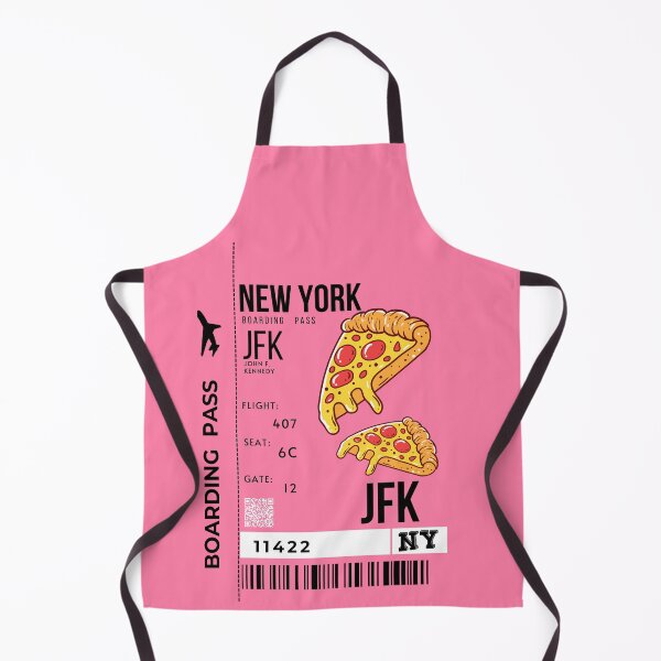 Item preview, New York Boarding Pass Pizza Stylized designed and sold by InkWhirl.
