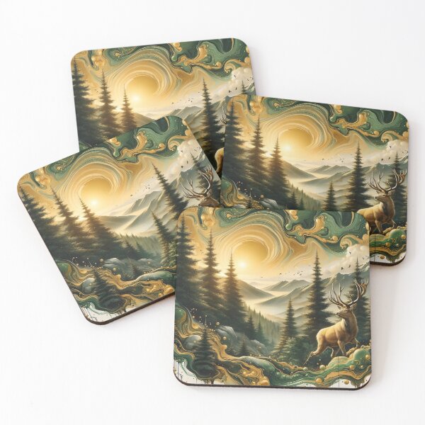 Item preview, Deer Forest designed and sold by 7Bluedragon (Jane art collection).