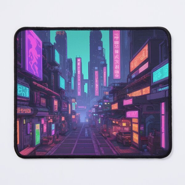 Item preview, Cyberpunk Pixel Art City Street designed and sold by papi1998.