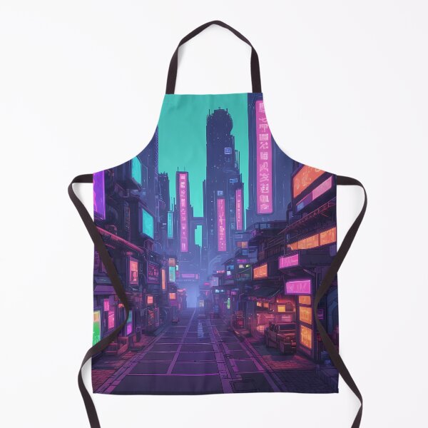 Item preview, Cyberpunk Pixel Art City Street designed and sold by papi1998.