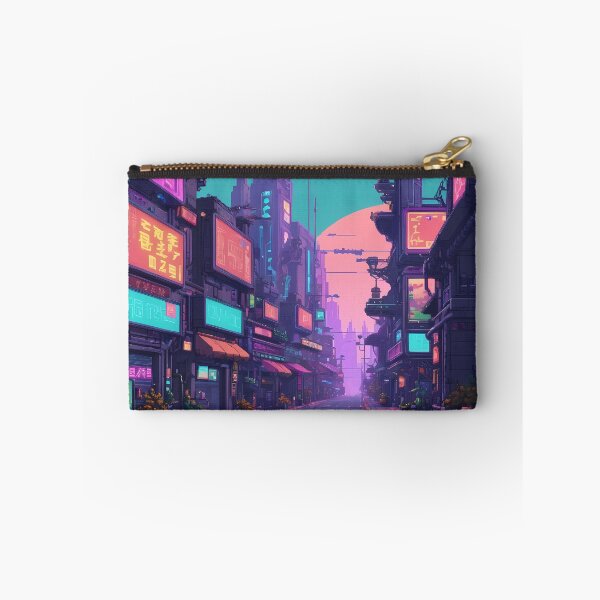 Item preview, Cyberpunk Pixel Art City Street designed and sold by papi1998.